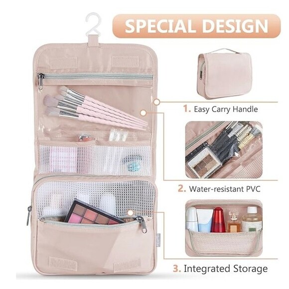 8 Set Beige Neutral Packing Cubes for Travel  Vacation Resort Anti-Tearing Case - Picture 9 of 10